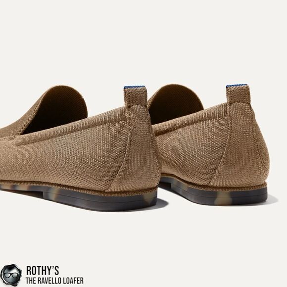 ROTHY’S THE RAVELLO LOAFER IN FADED BROWN SUSTAINABLE WASHABLE SHOES SIZE EU 42 - Picture 12 of 16